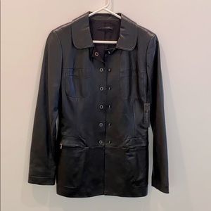 Eli Tahari Azura Leather Jacket